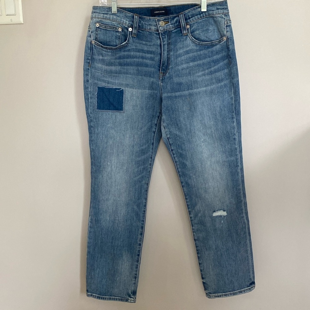 J Crew Slim Broken In Boyfriend Jeans
